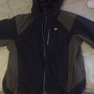Vintage olive and black new balance jacket